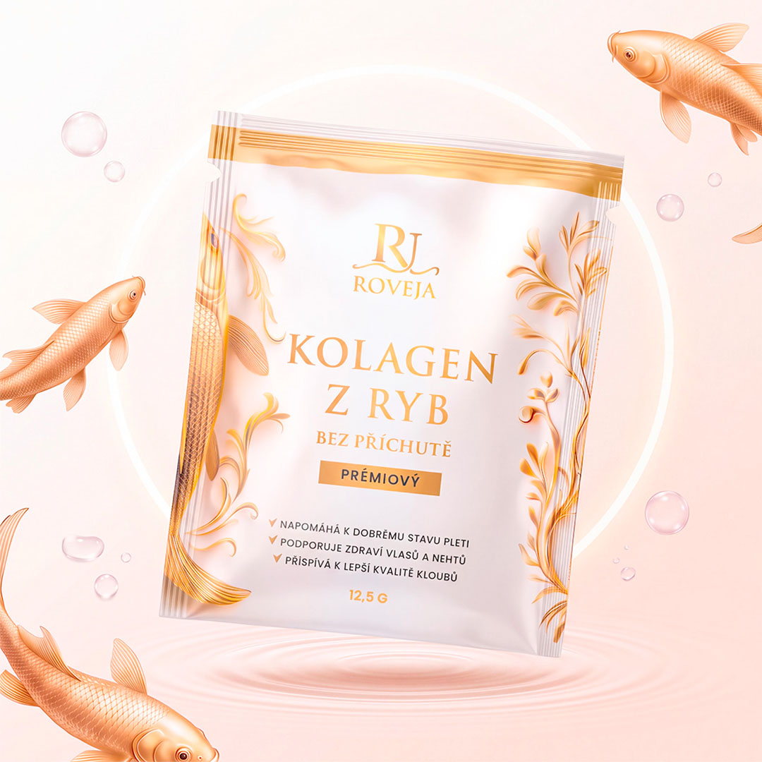 Prémiový mořský kolagen Roveja bez příchutě – 30 sáčků, 10 000 mg kolagenu v denní dávce
